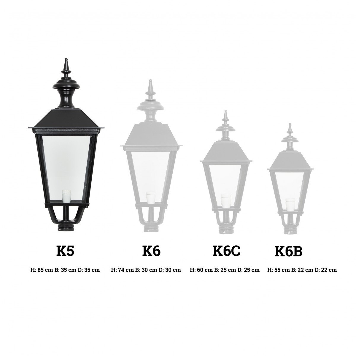 K5 post lantern