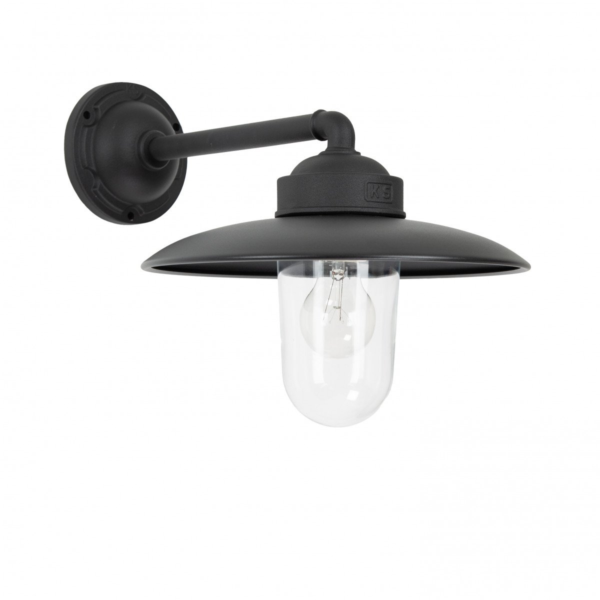 Wall light Solingen Matt Black