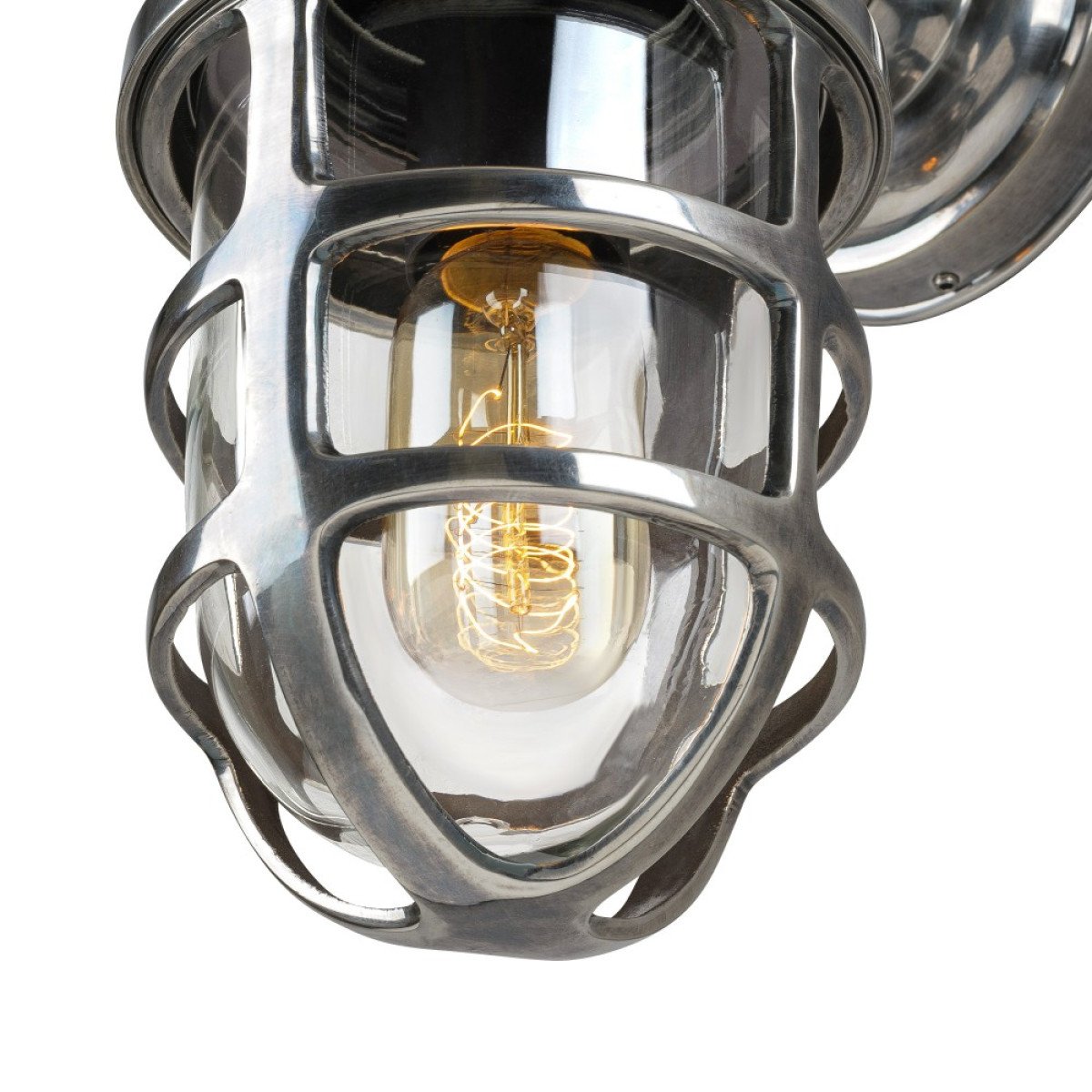 Brooklyn Zilver muurlamp