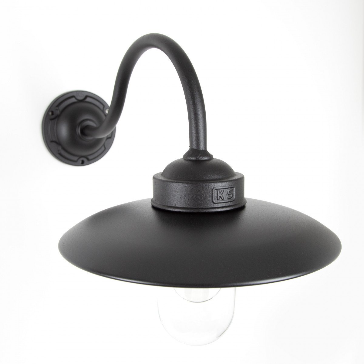 Wall light Solingen Matt Black