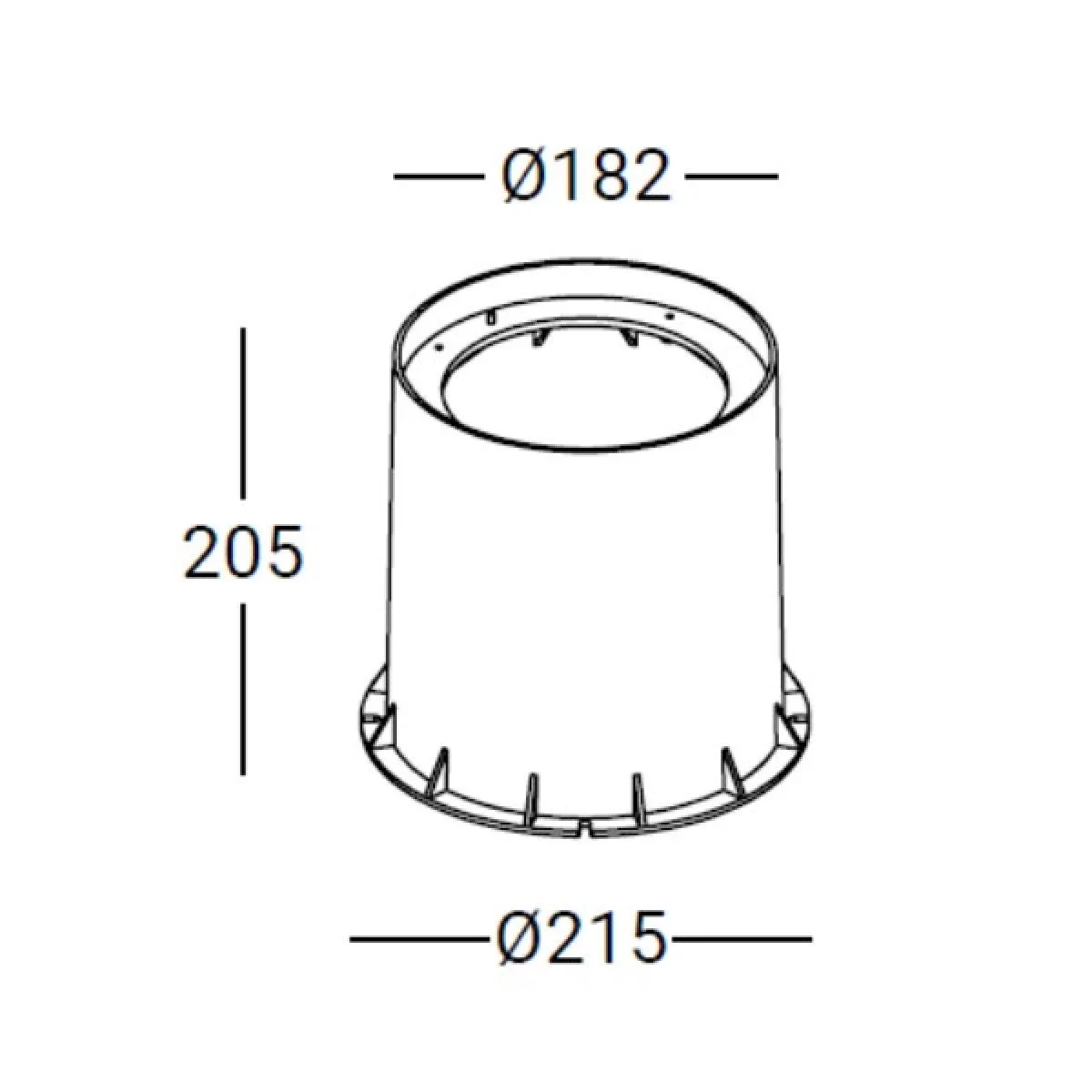 Ground light 20, round
