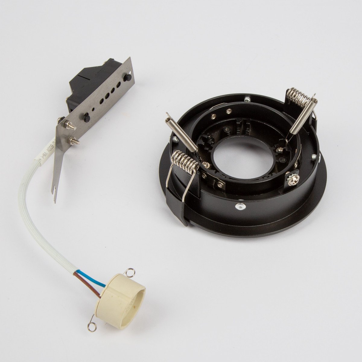 Wall-ceiling light Bjorn 1 Round Black