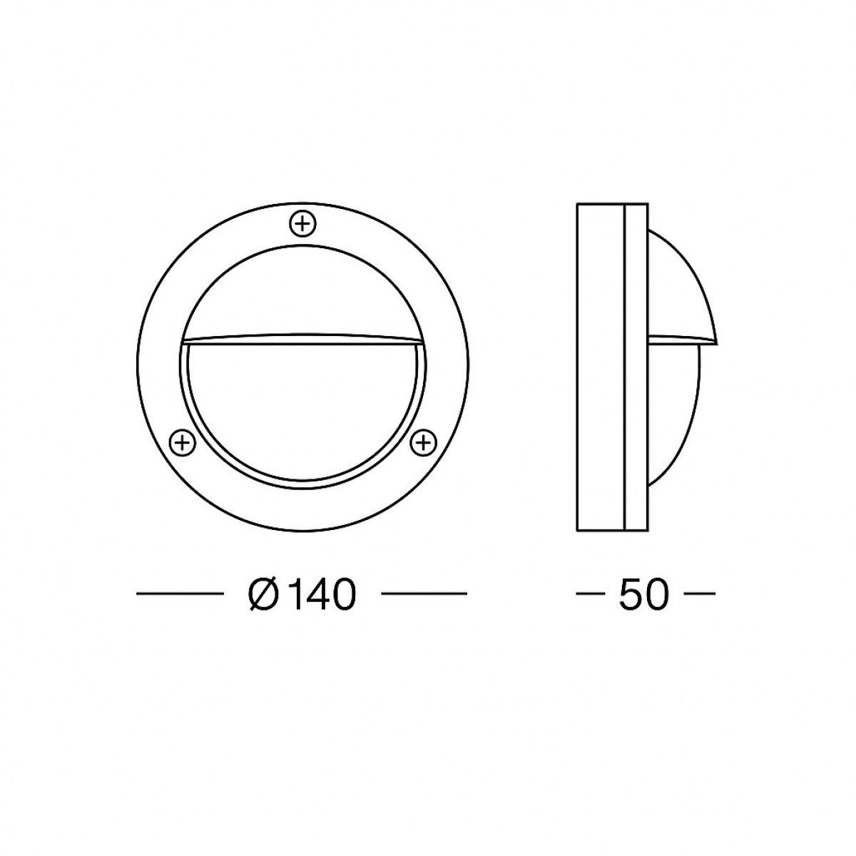 Wall light Pacific black brass