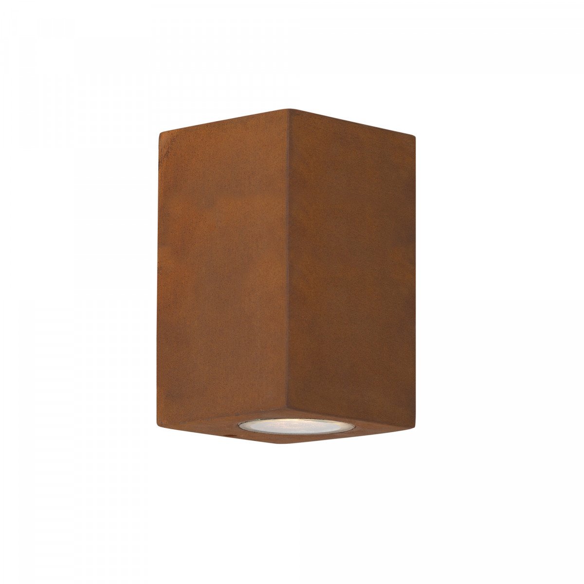 KS Verlichting wandlamp buiten van RVS en messing kleur in moderne stijl