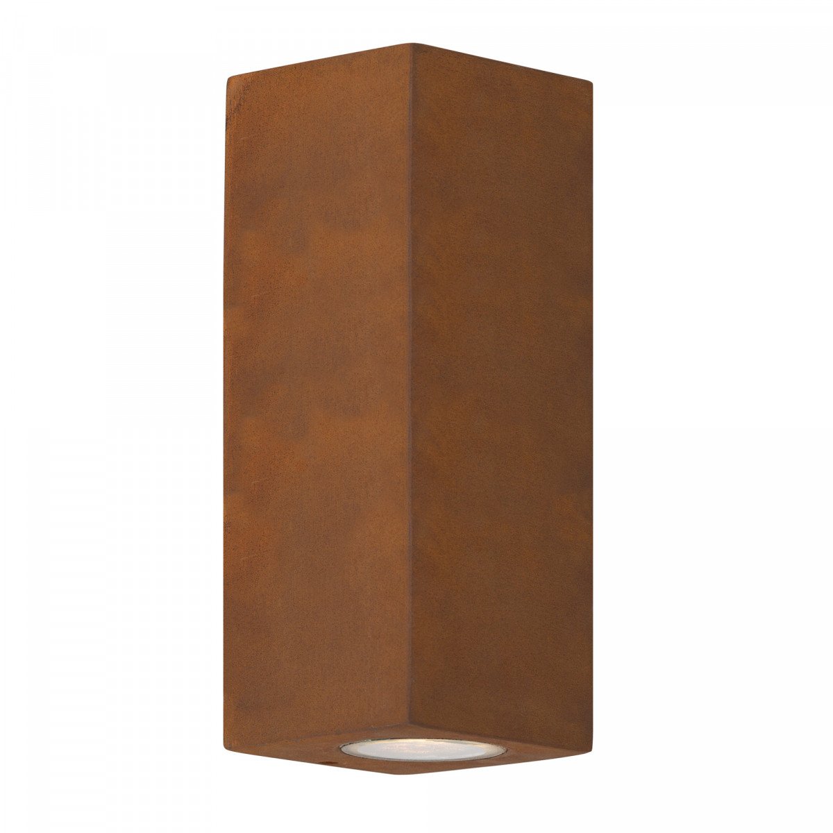 Buitenlamp in moderne stijl en corten kleur gemaakt van RVS van het merk KS Verlichting