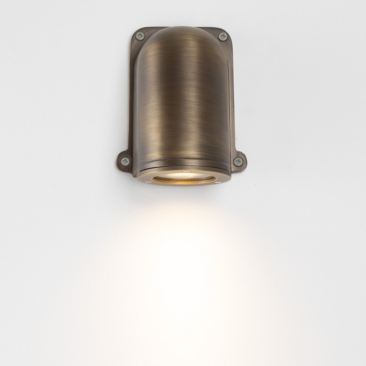 KS Verlichting Pilot Down wandlamp buiten brons
