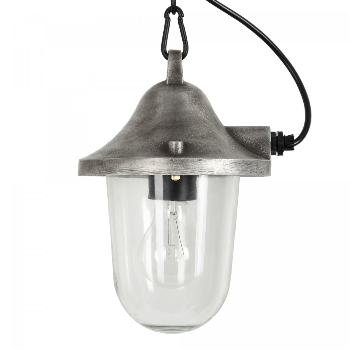 Hull kettinglamp grijs