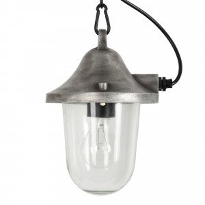 Hull kettinglamp grijs