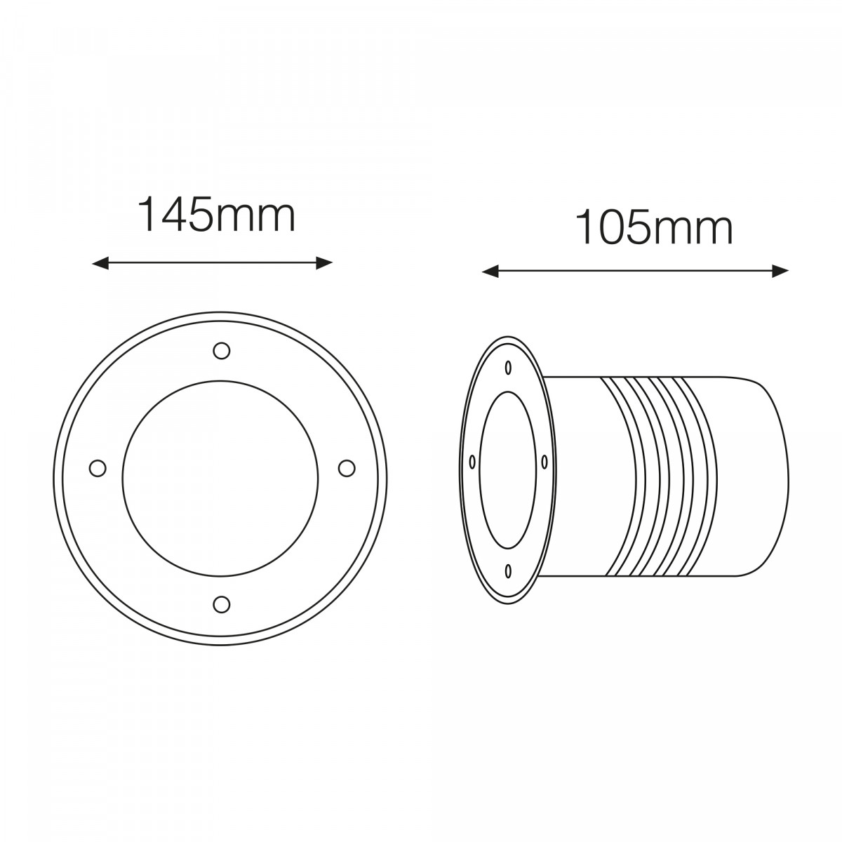 LED Inground light Maxi 