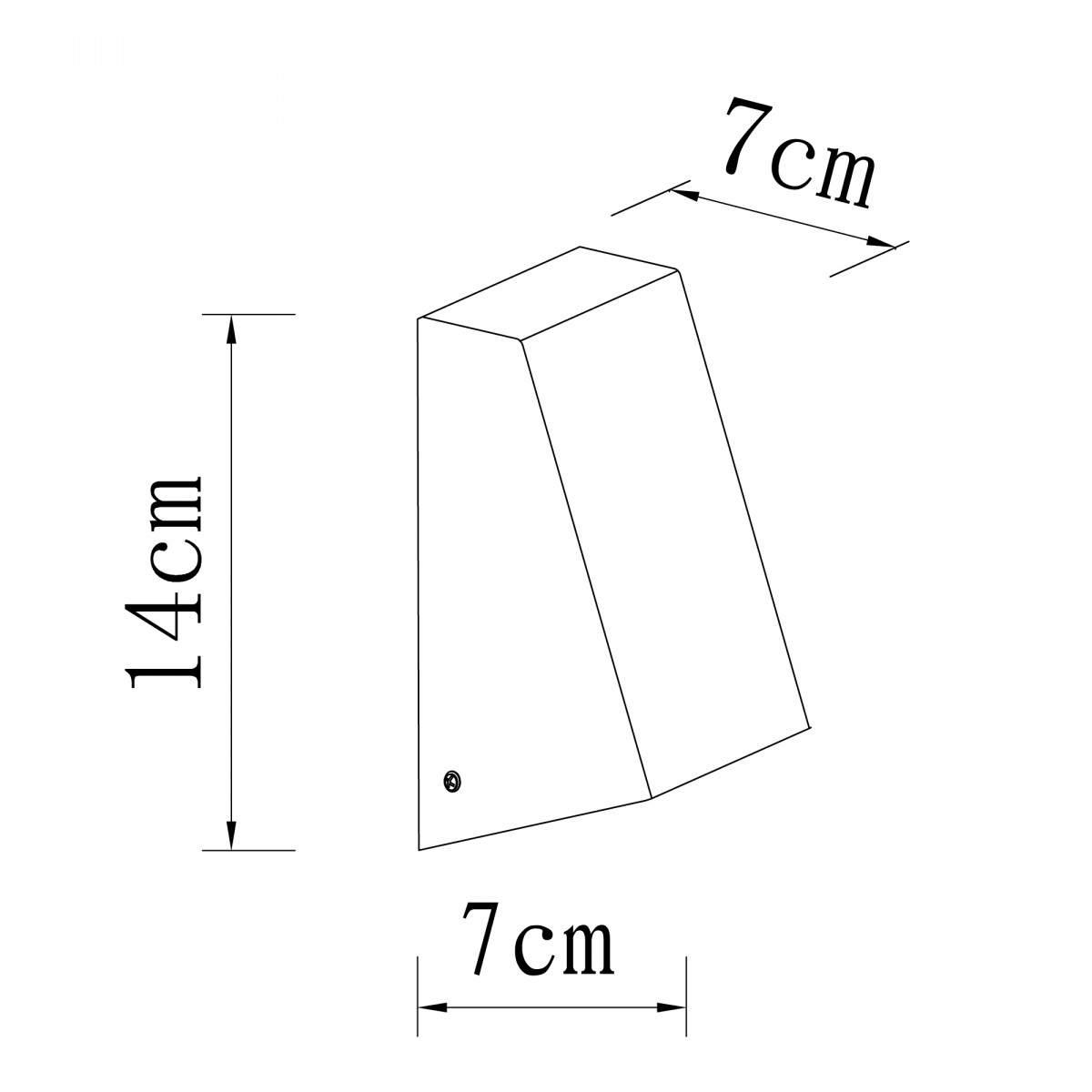 Downlight wall spot