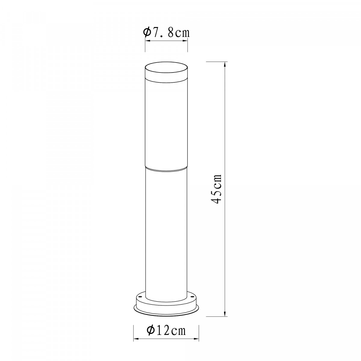 Pedestal light Lech 3