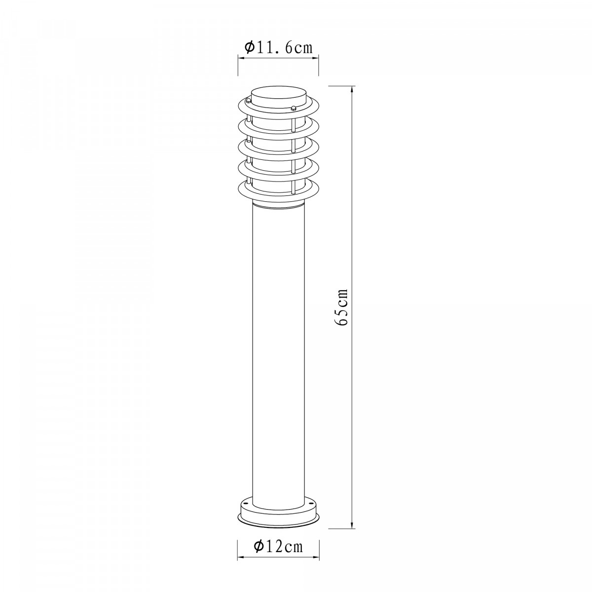 Outdoor bollard Soll 2