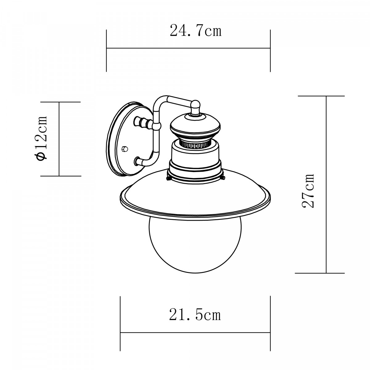 Wall light Salo