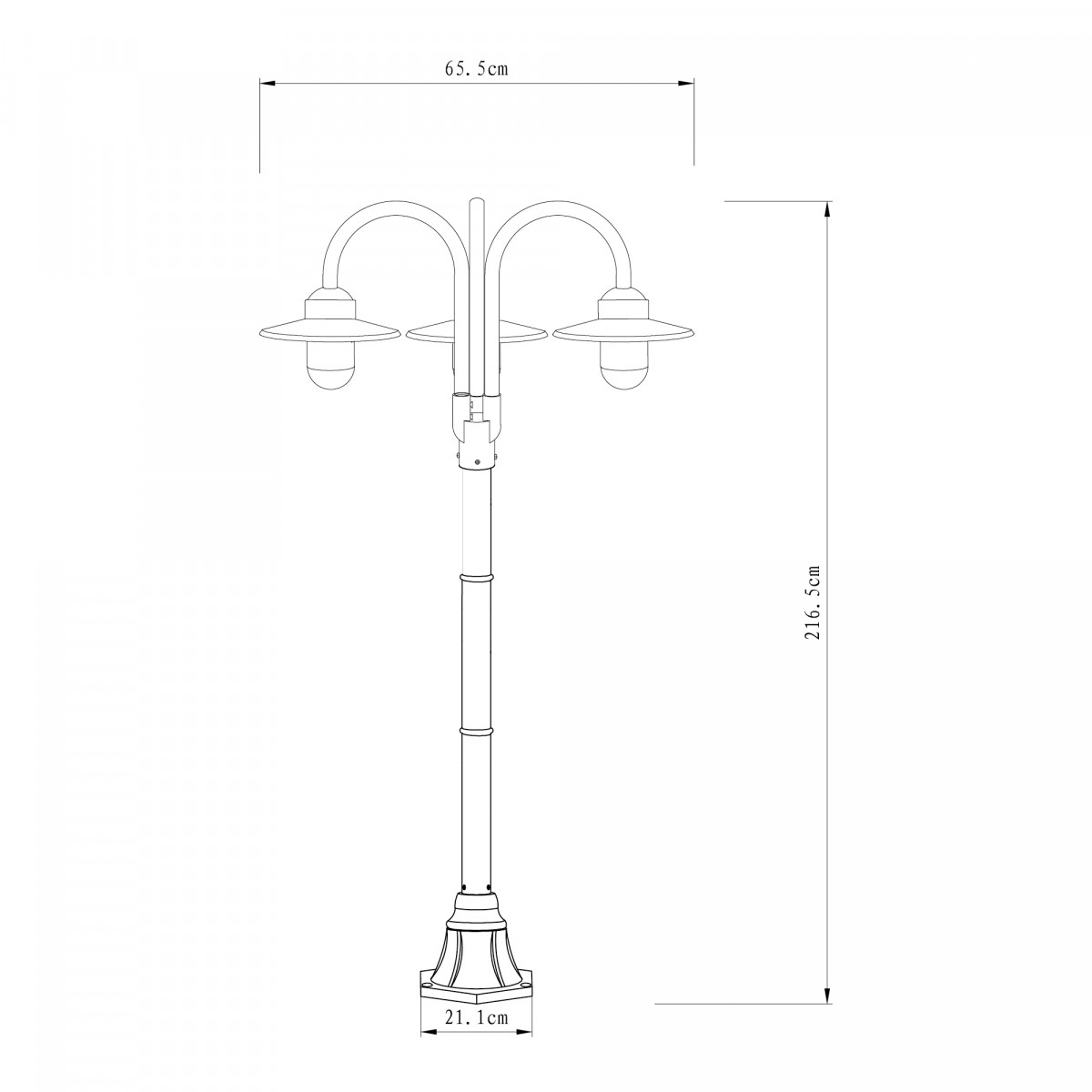 Lighting post Dolce 3L