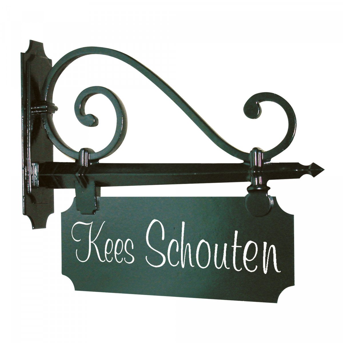 Handmade classic hanging sign from KS outdoor lighting company