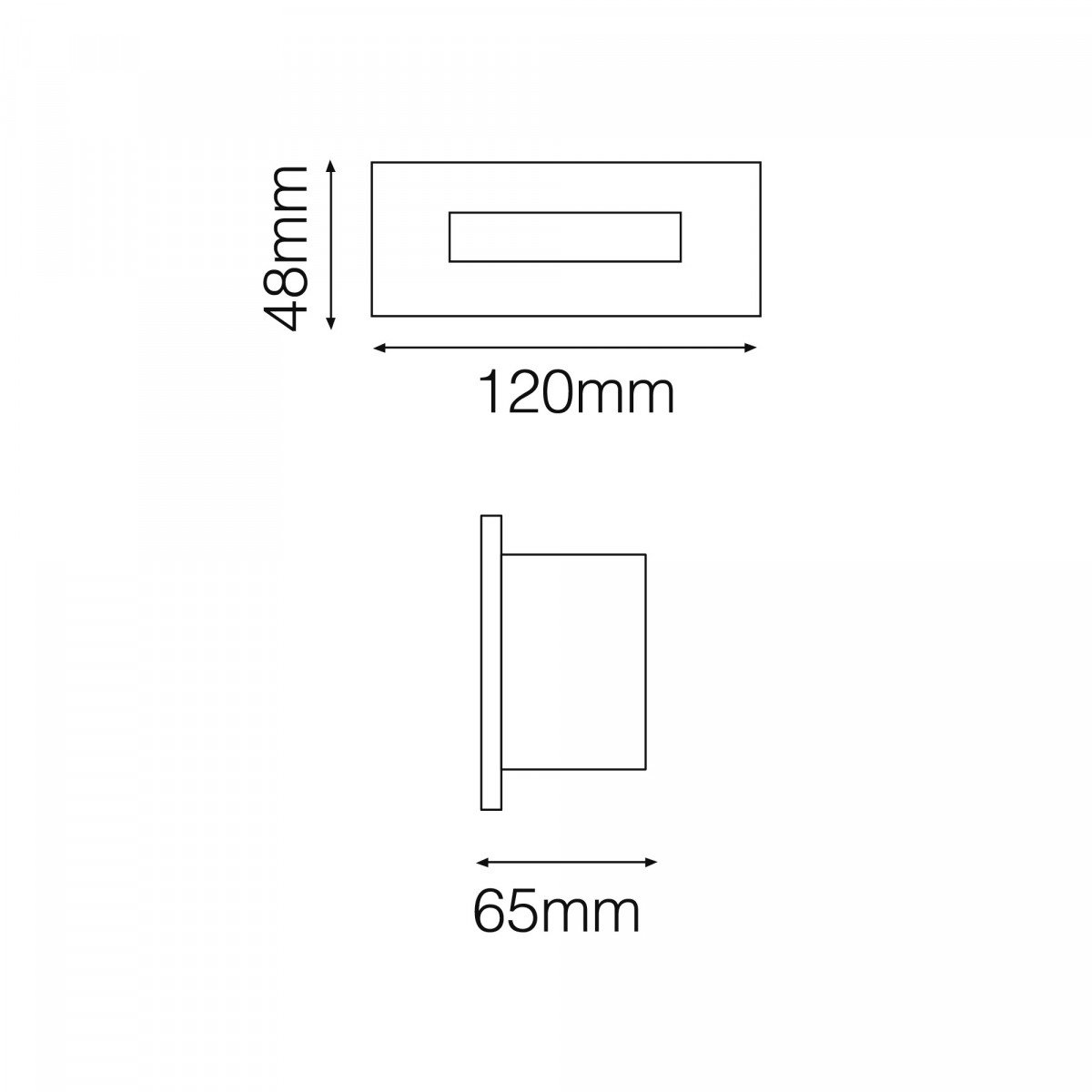 LED recessed Element 2 XS