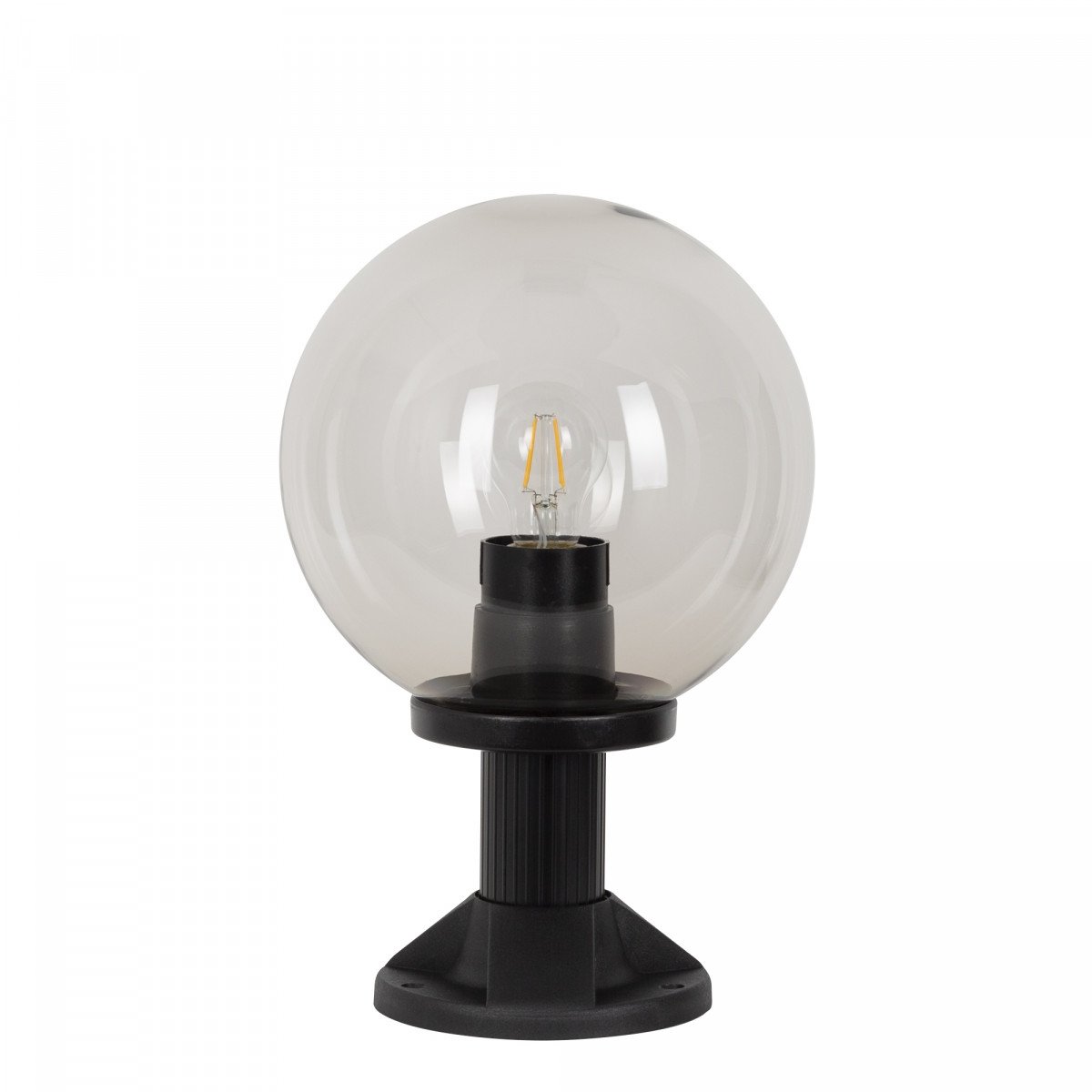 Globe pedestal 15R smoke