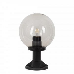Globe pedestal 15R smoke Globe pedestal 15R smoke