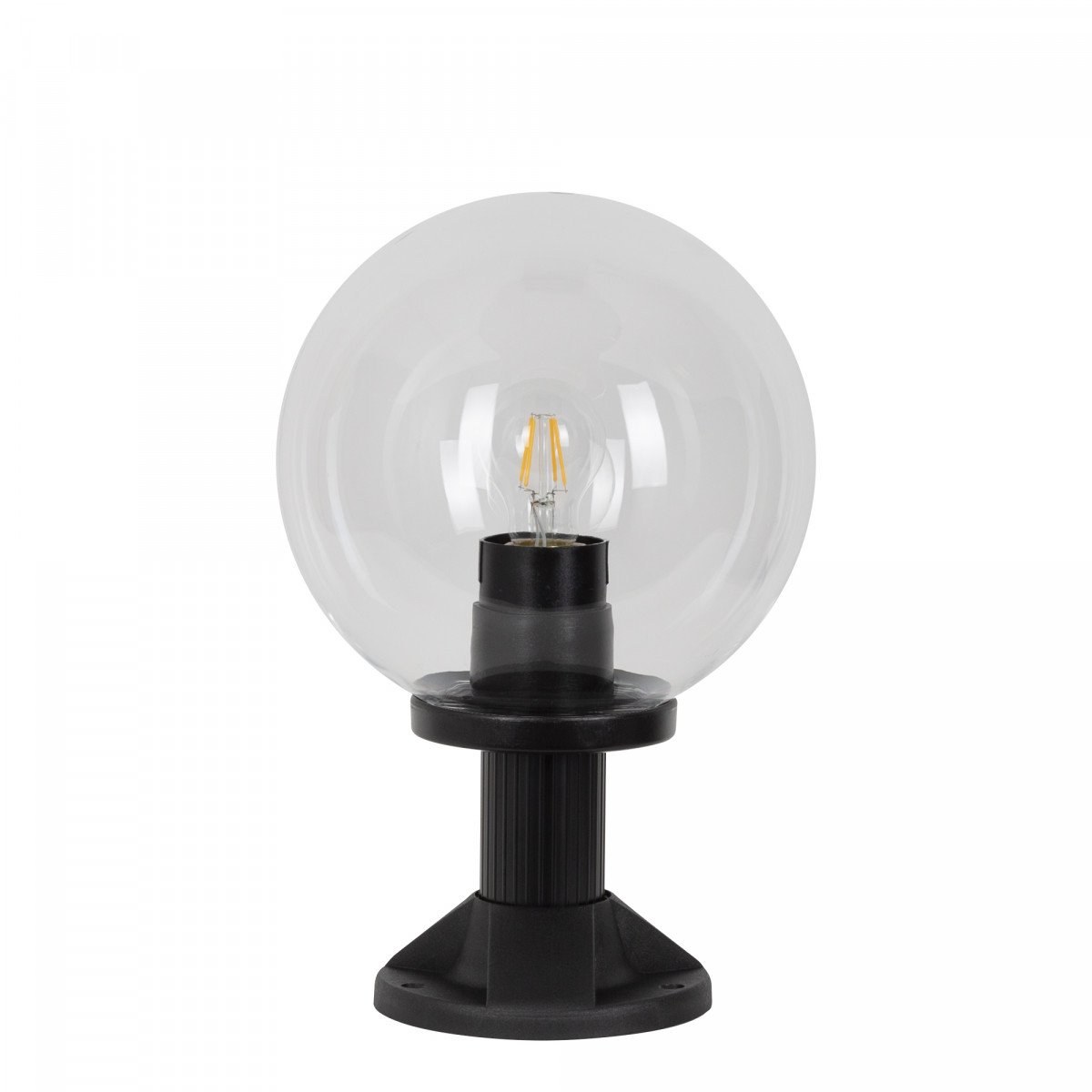 Globe pedestal 15R clear