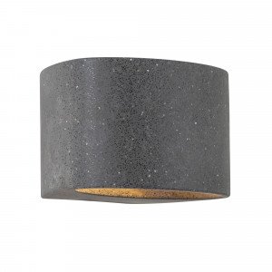 2-light indoor wall light Clay Black