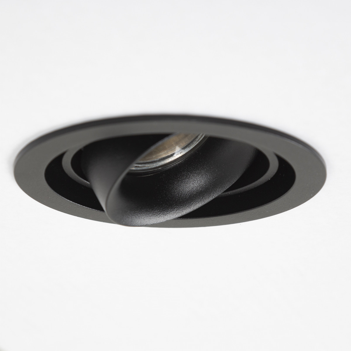 Wall-ceiling light Bjorn 1 Round Black