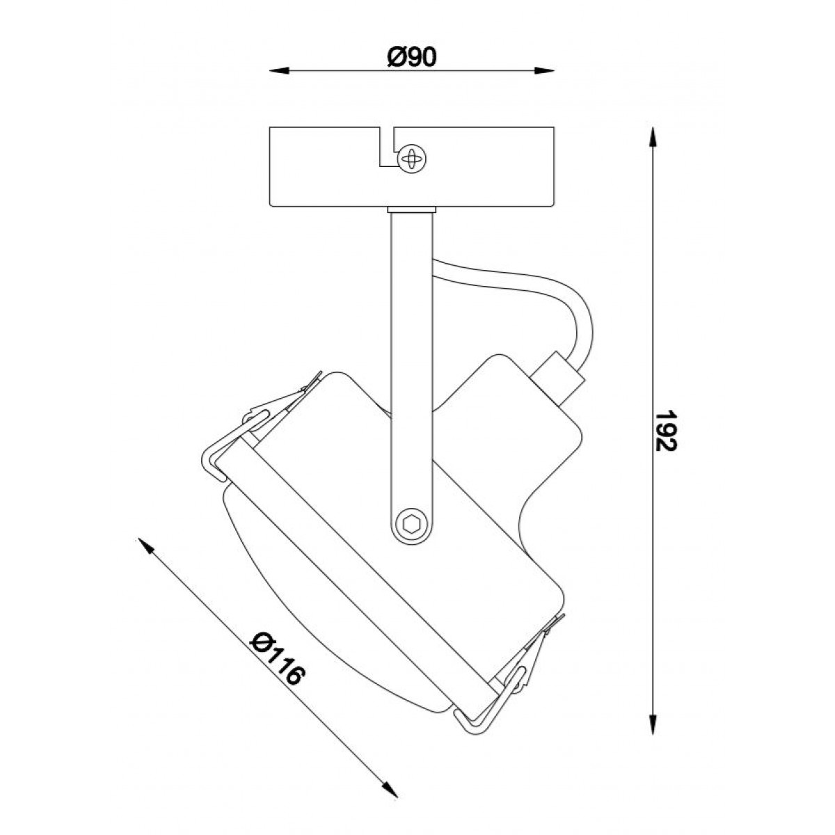 Wall-ceiling light Satellite 1