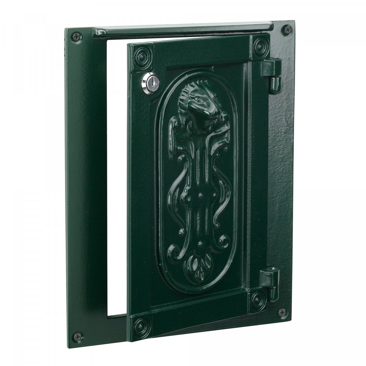 Wall plate door post box