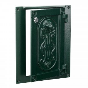 Wall plate door post box Wall plate door post box
