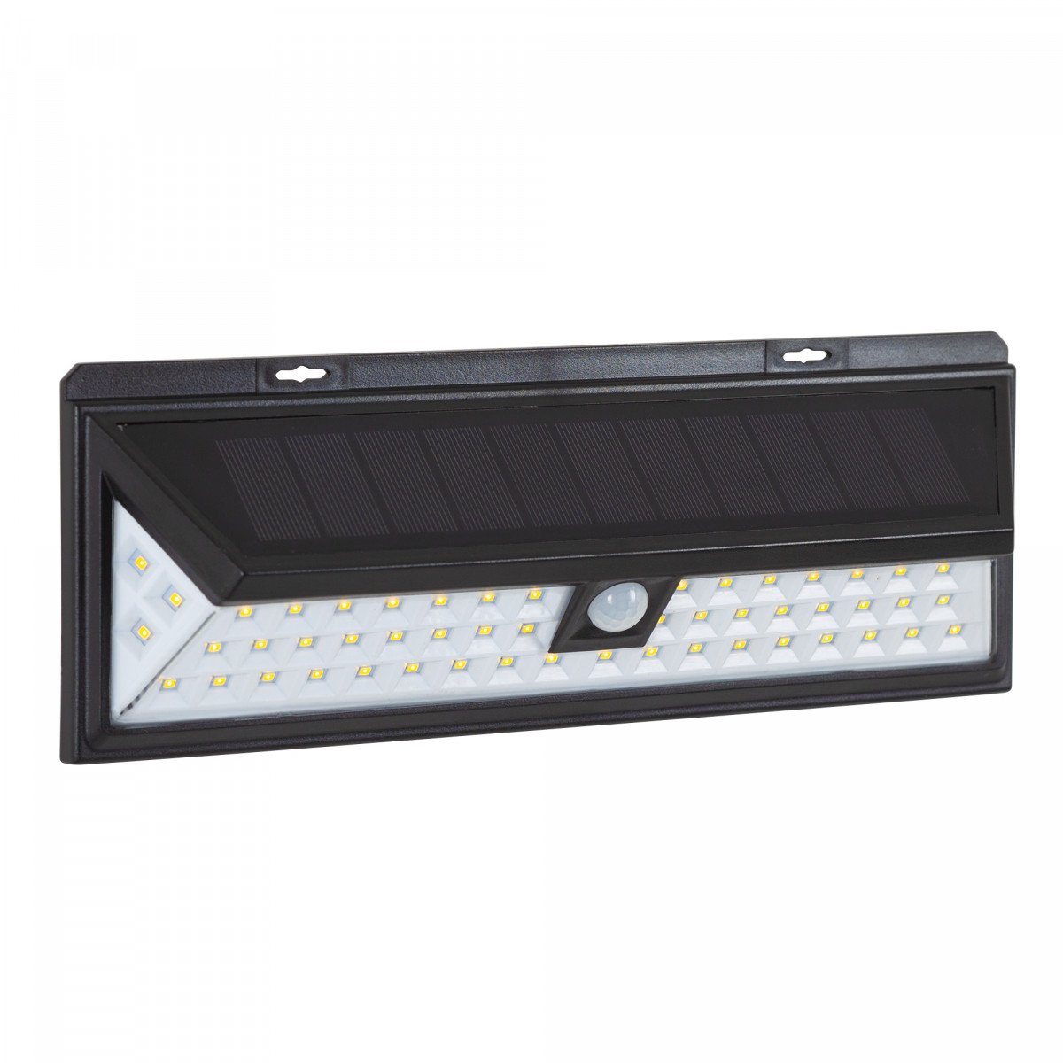 solys s led solar sensor lamp in zwarte kleur