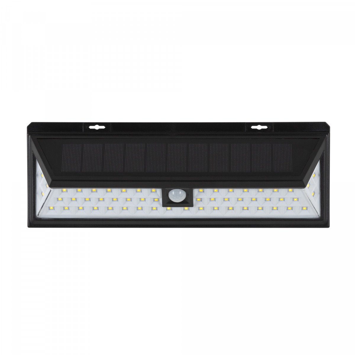 solys s led solar sensor lamp in zwarte kleur