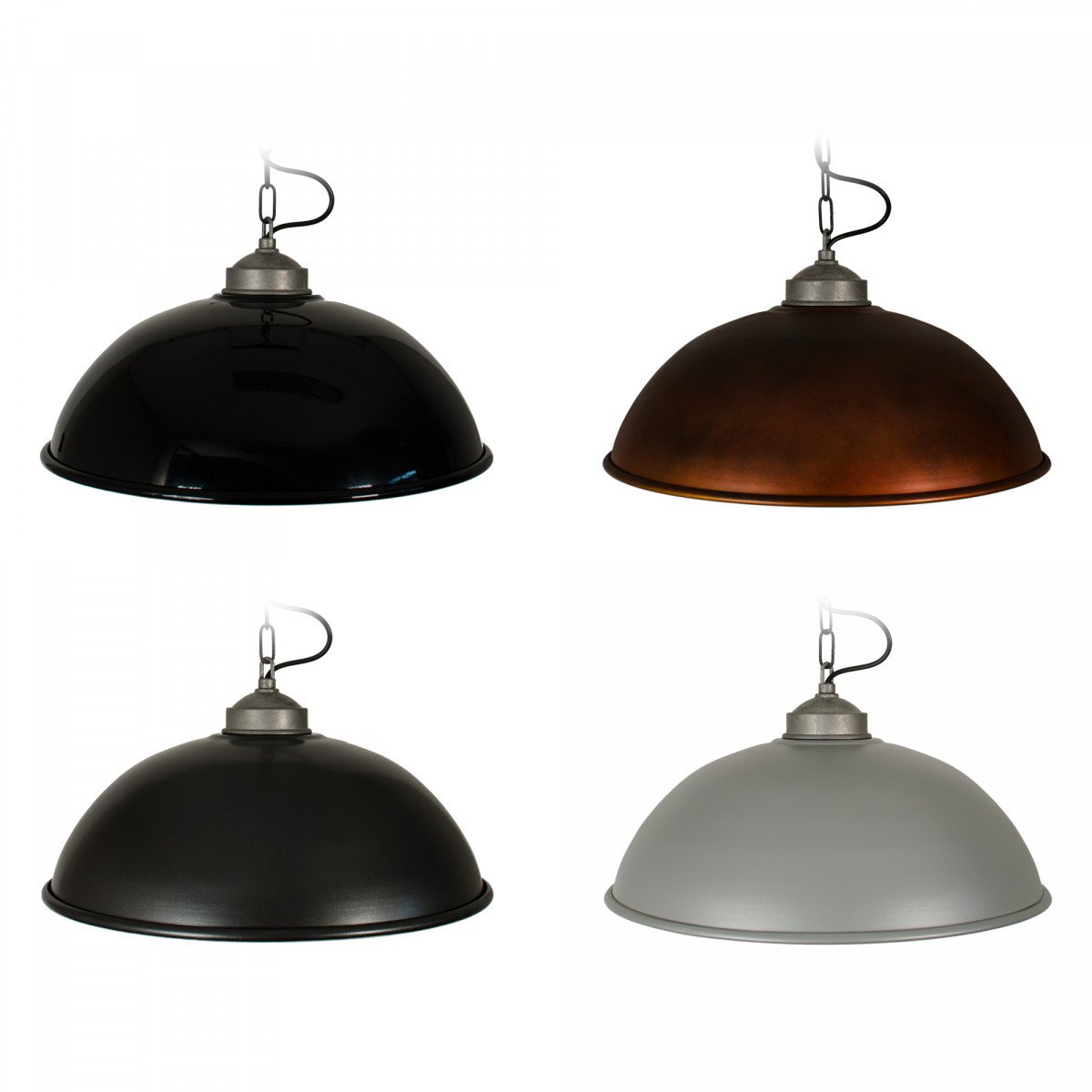 Pendant light black industrial