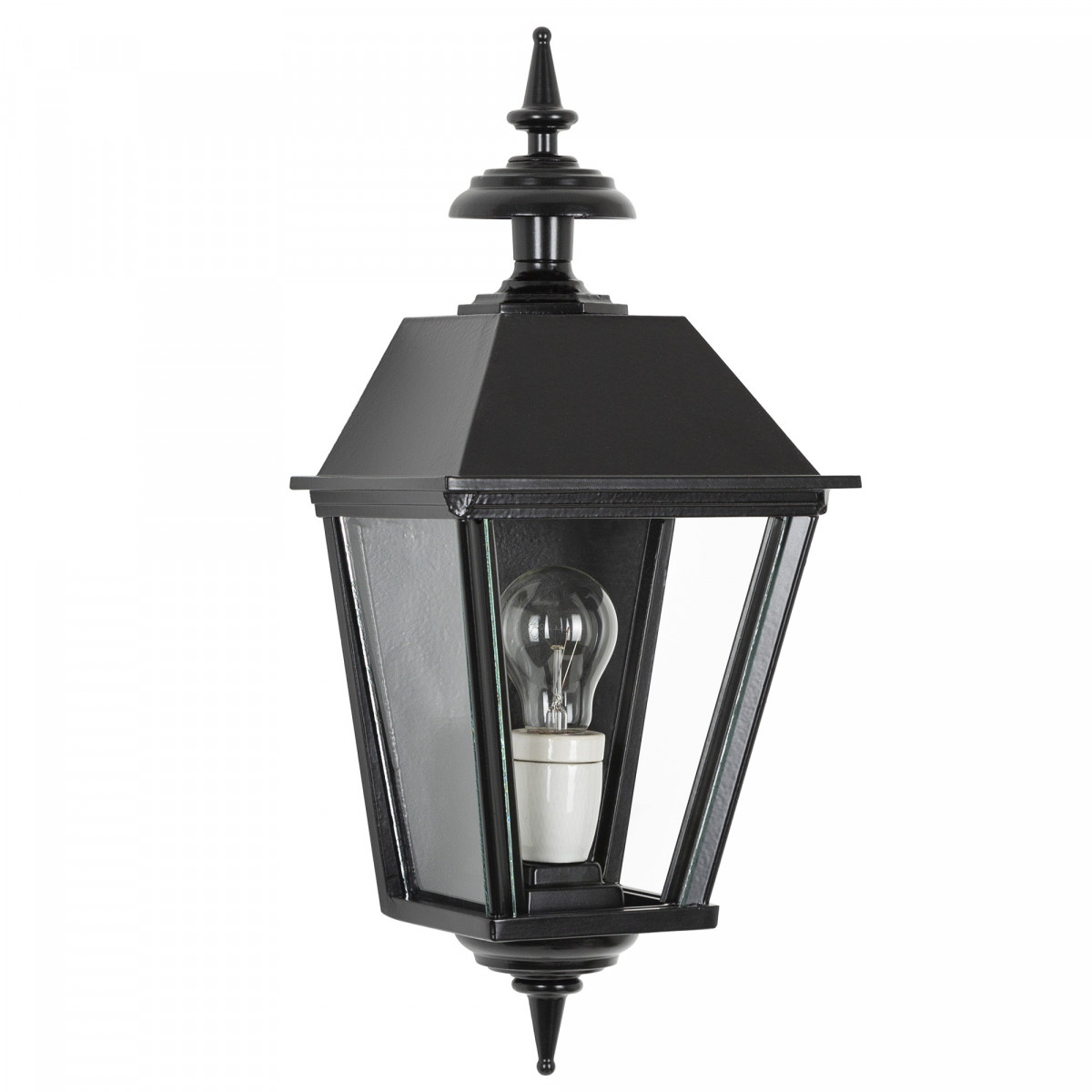 Half lantern Delft M Black