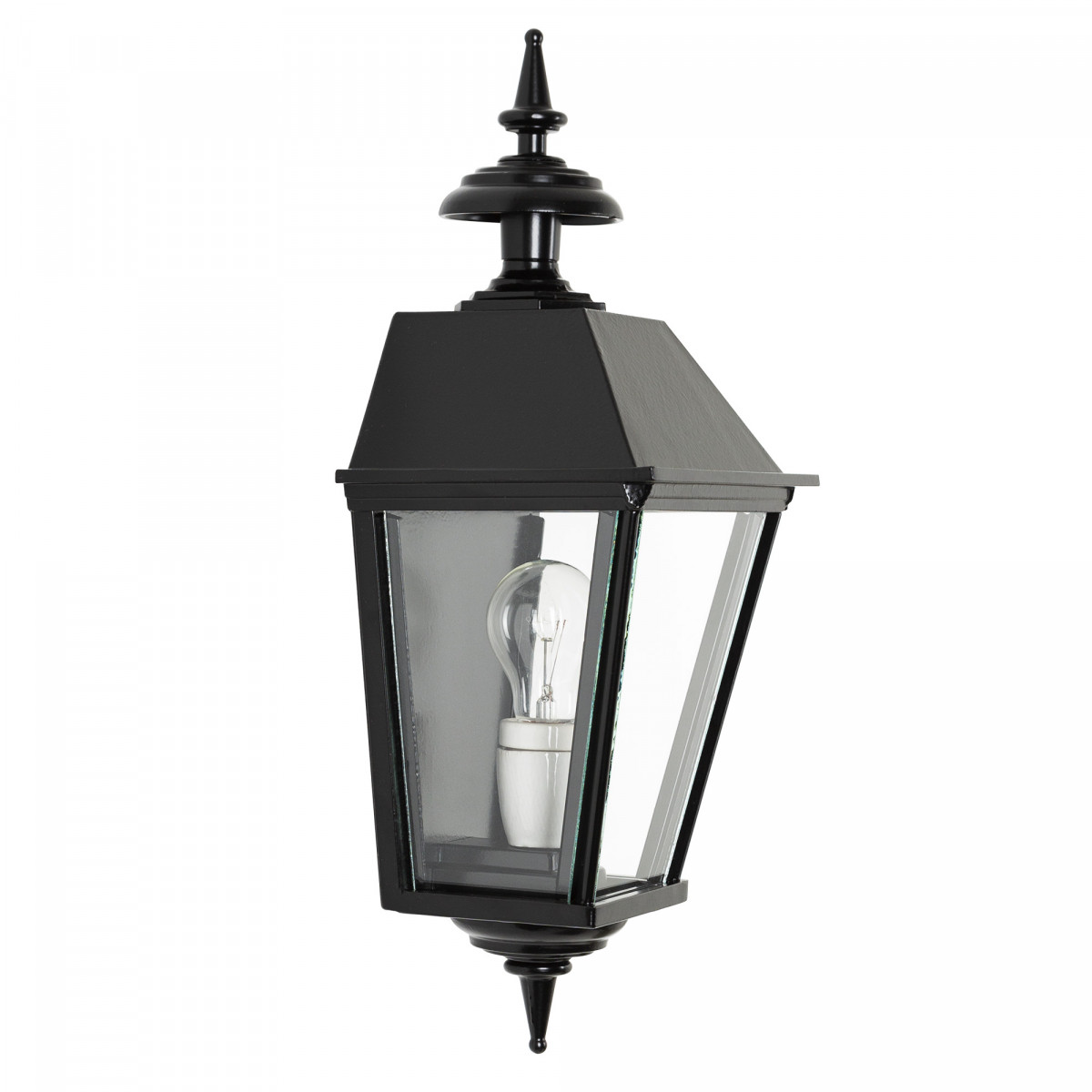 Half lantern Delft M Black