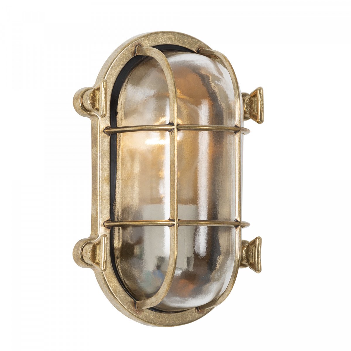 Nautical lamp Elbe brass