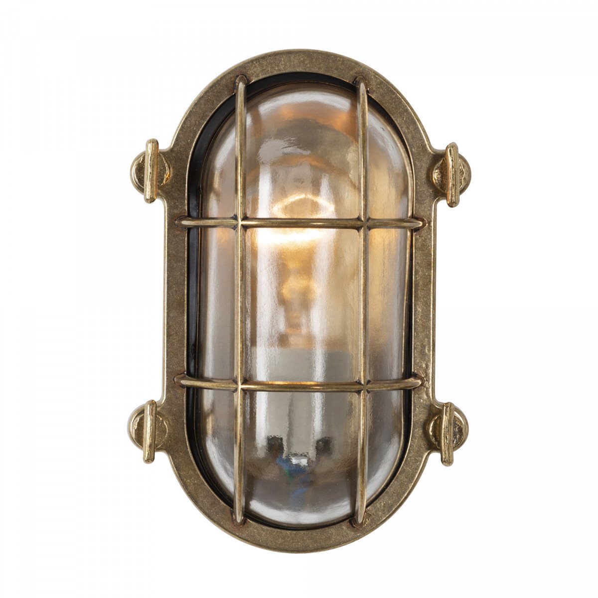 Nautical lamp Elbe brass