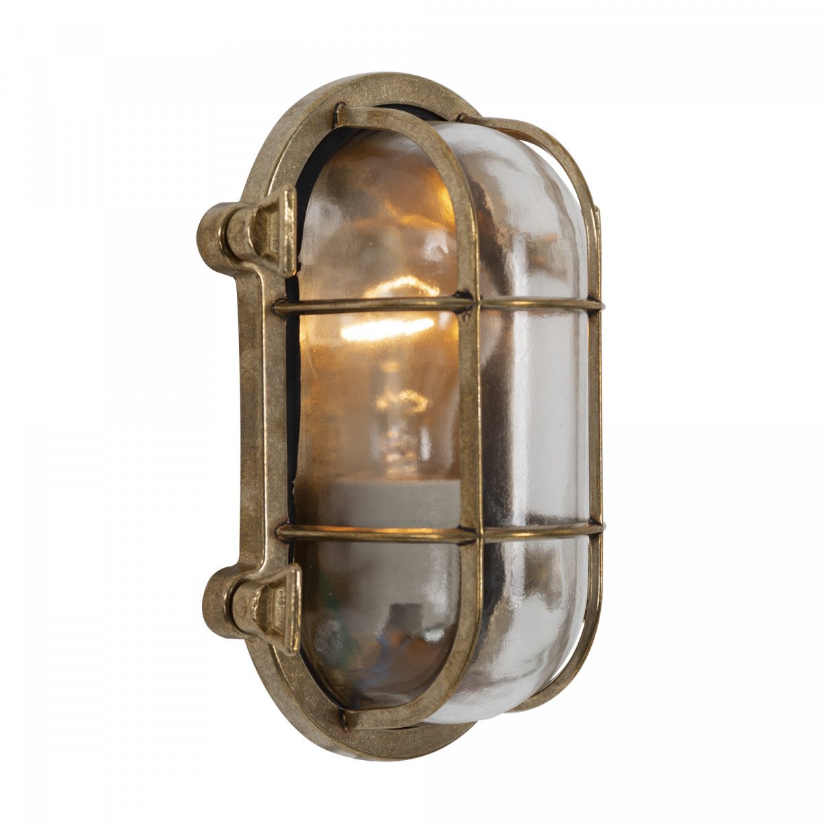 Nautical lamp Elbe brass