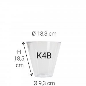 Acrylic glass Lens K4B Lantern Acrylic glass Lens K4B Lantern