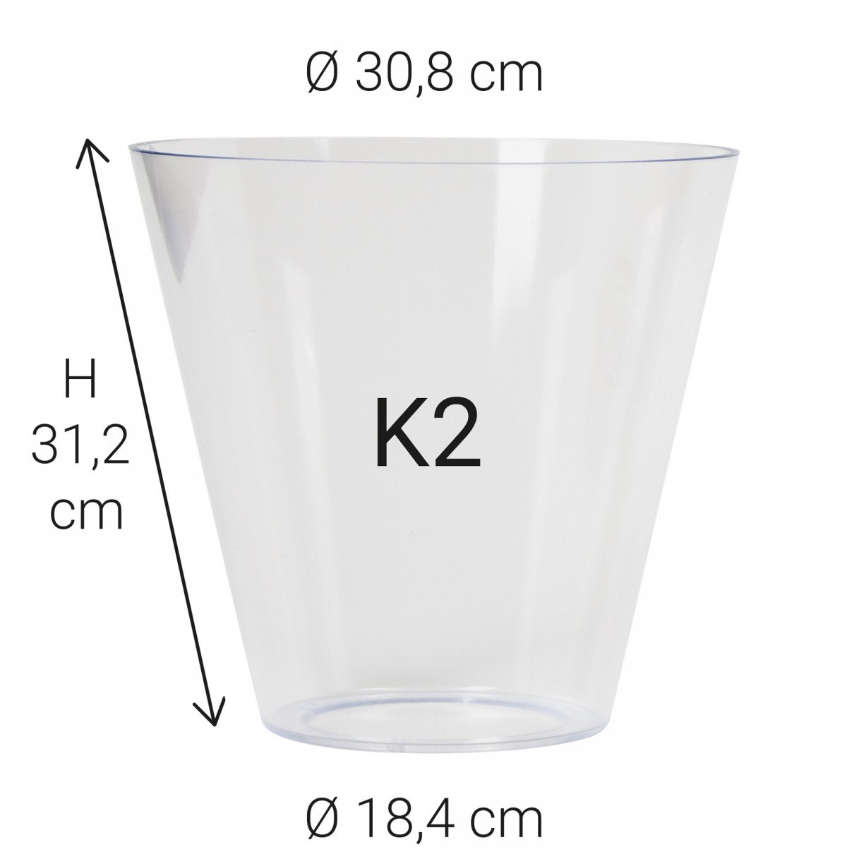 Plastic clear glazing K2