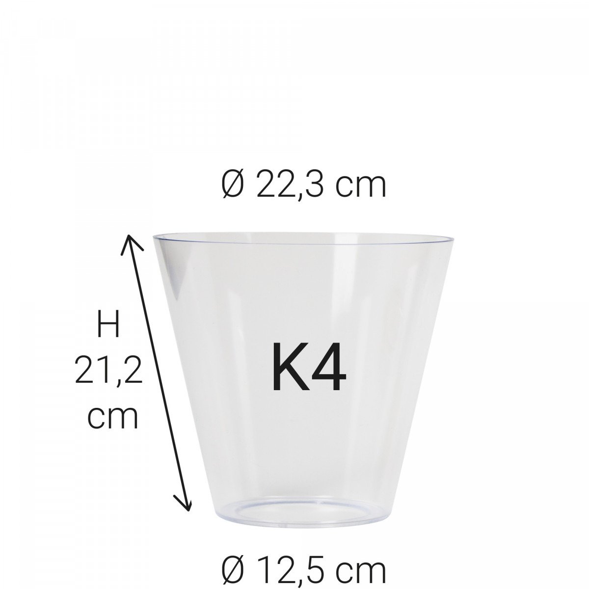 Plastic clear glazing K4