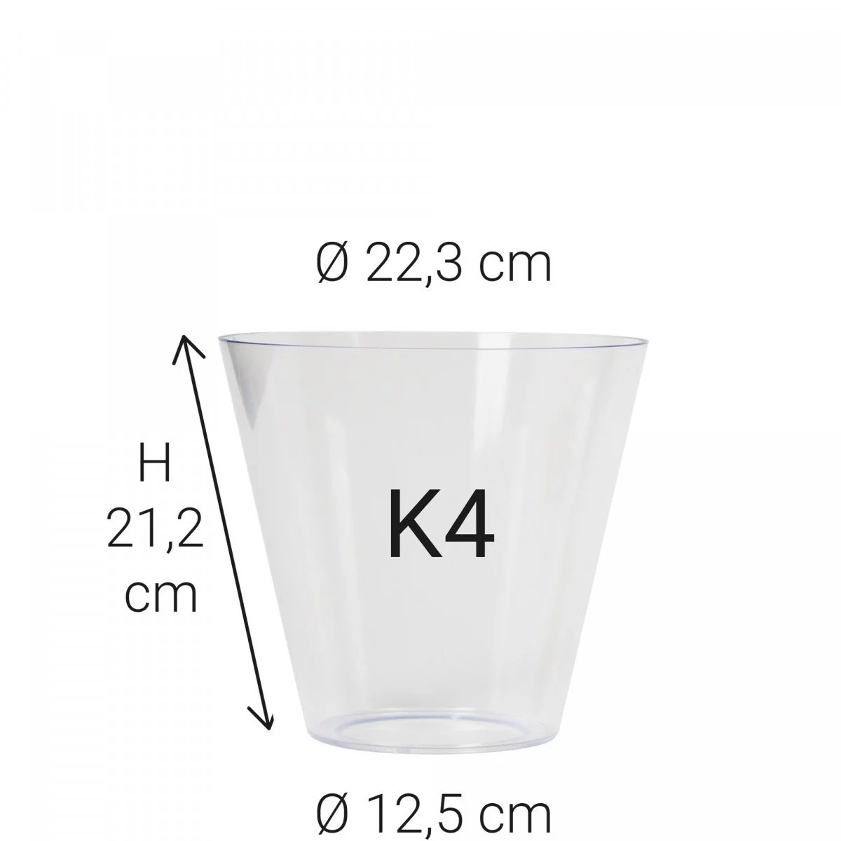 Plastic clear glazing K4