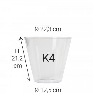 Plastic clear glazing K4 Plastic clear glazing K4