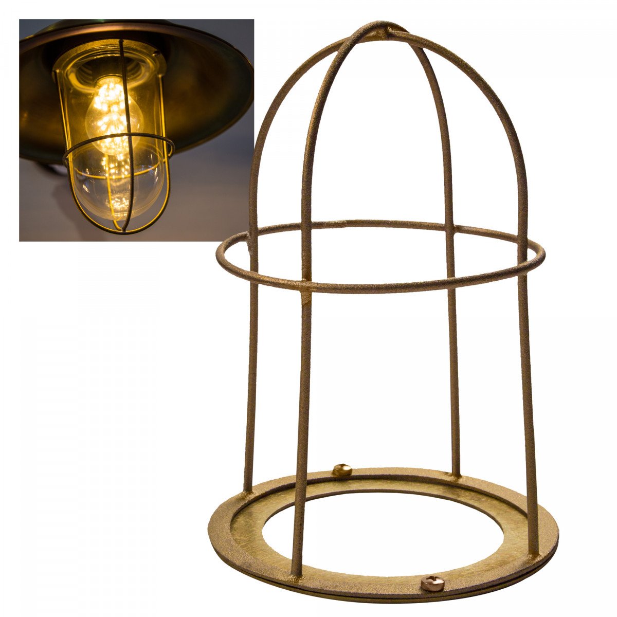 Cage for barn lights