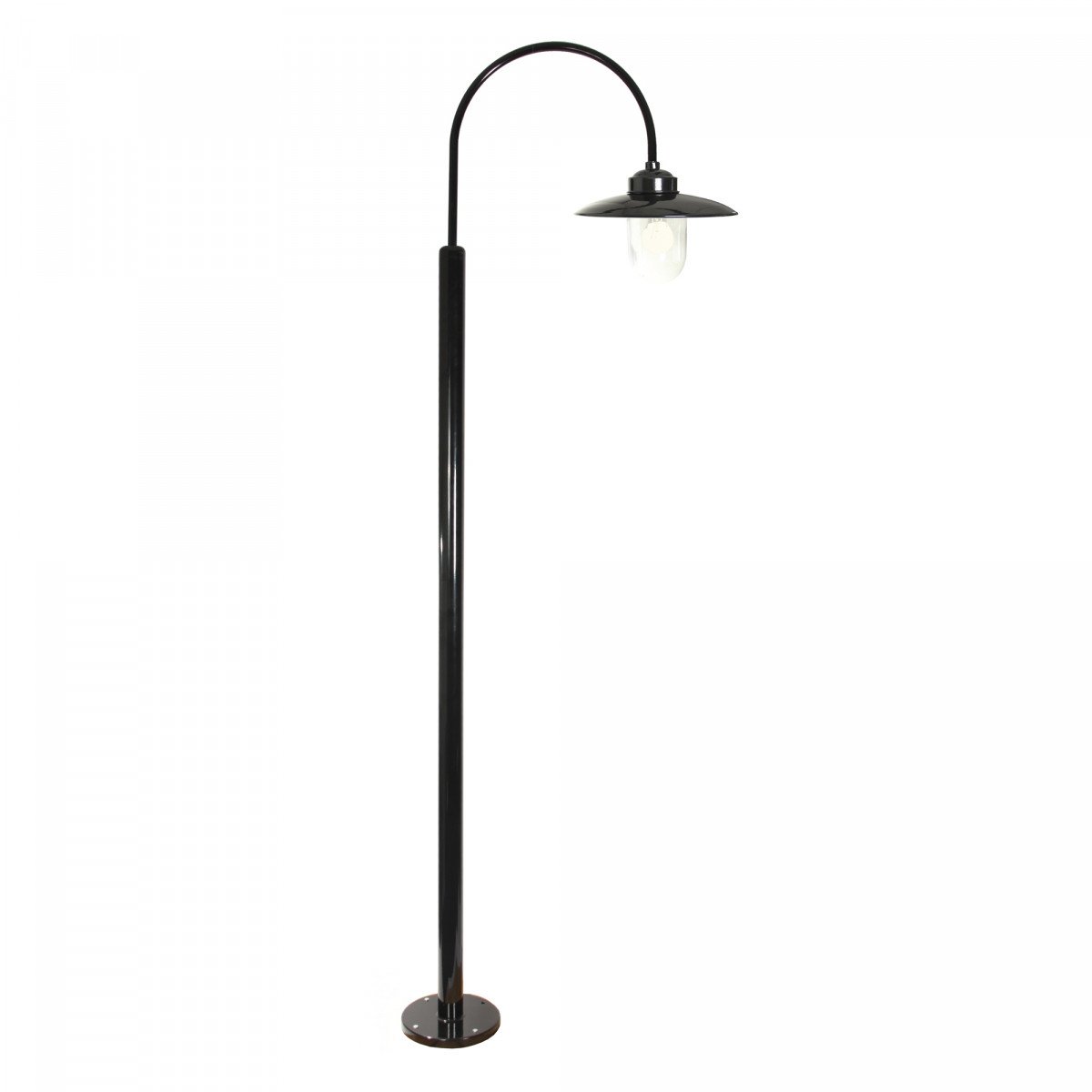 Garden lamp post Solingen Black