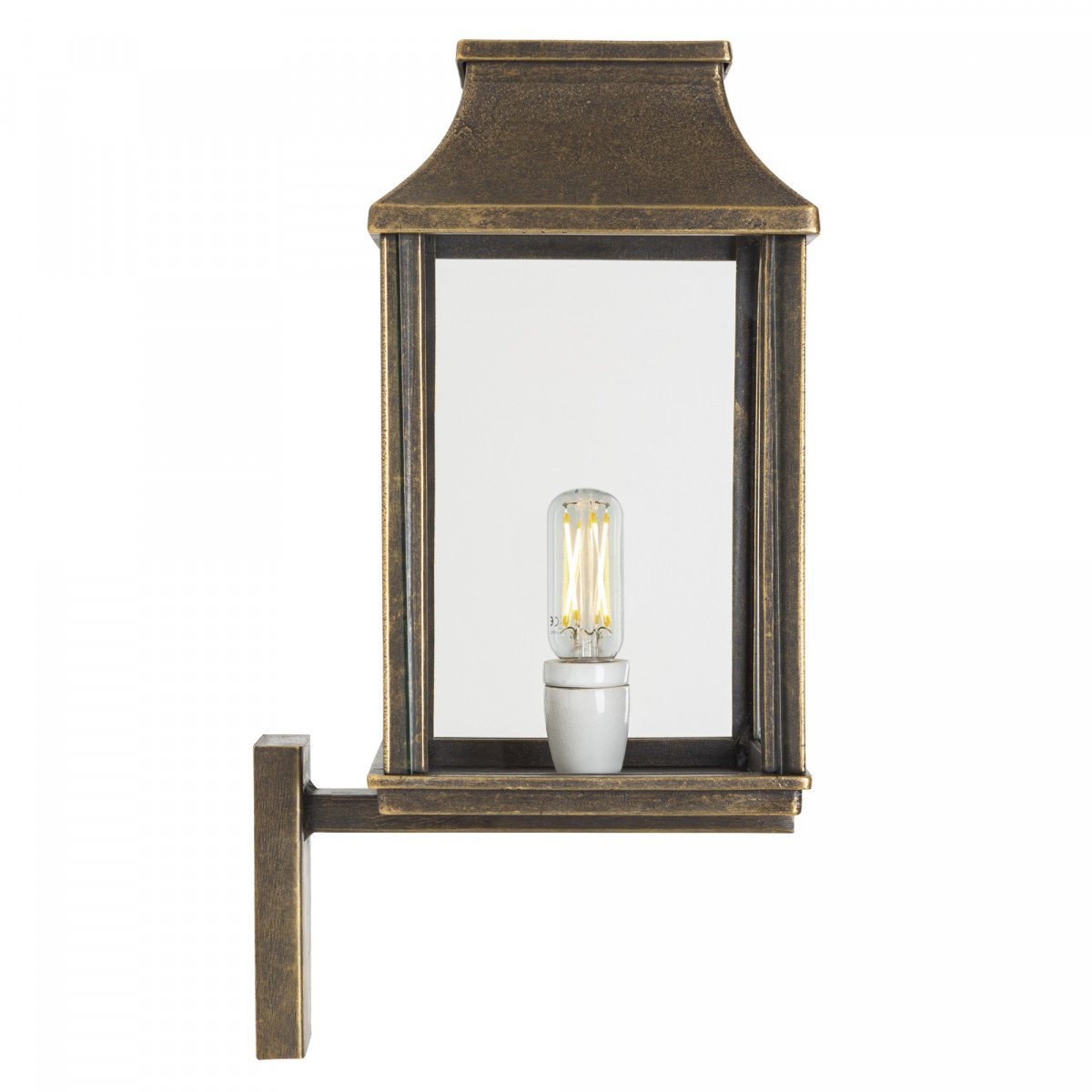 Wall light Goteborg L brass