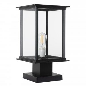 plinth light capital xxl in matt black and square design plinth light capital xxl in matt black and square design