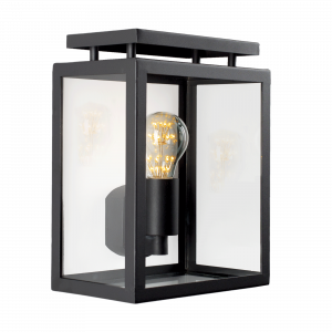 Modern exterior lighting beautiful black outdoor flush mount modern classic outdoor wall lamp with glass panels from KS outdoor lighting company, Vecht flat wall light Modern exterior lighting beautiful black outdoor flush mount modern classic outdoor wall lamp with glass panels from KS outdoor lighting company, Vecht flat wall light