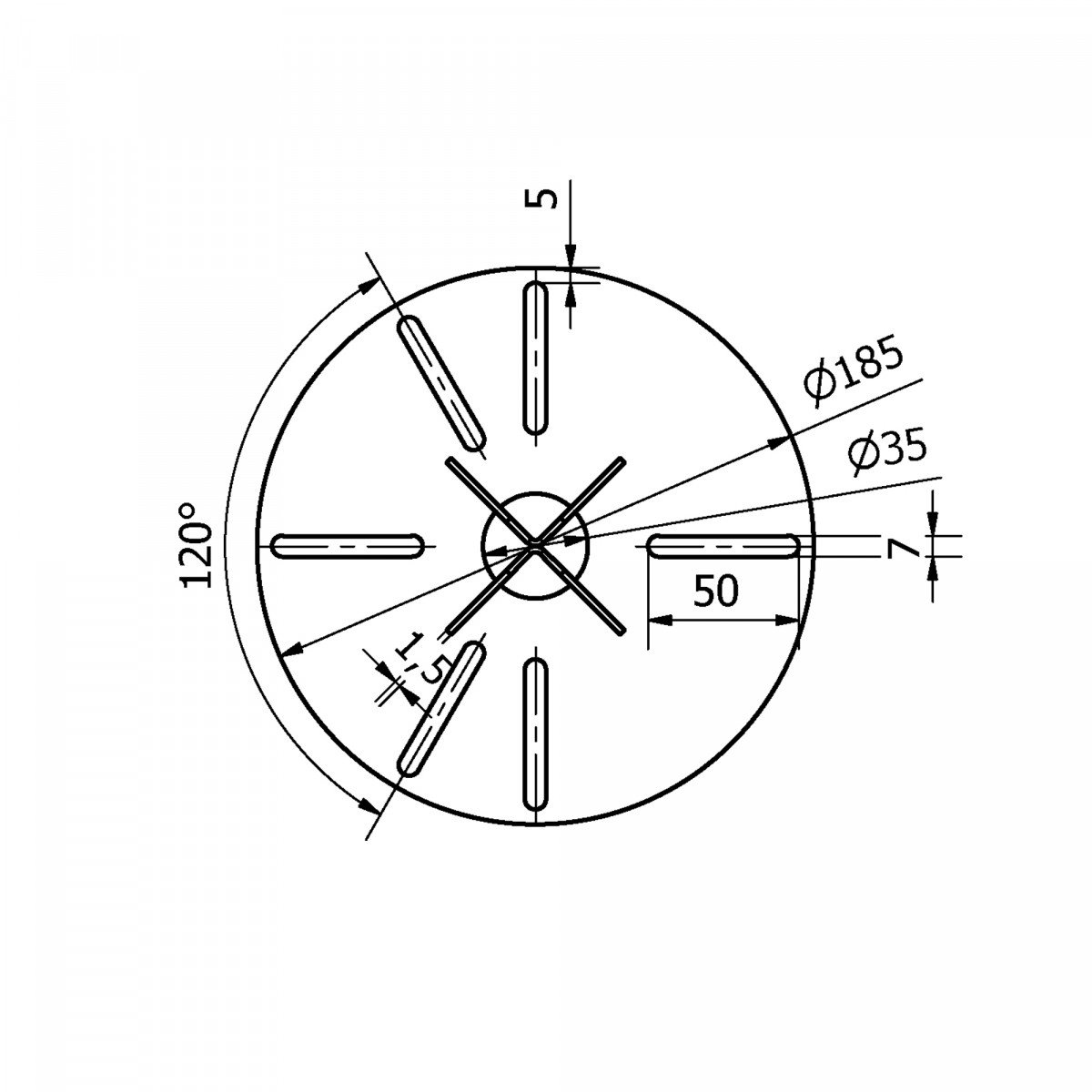 Ground spike mini