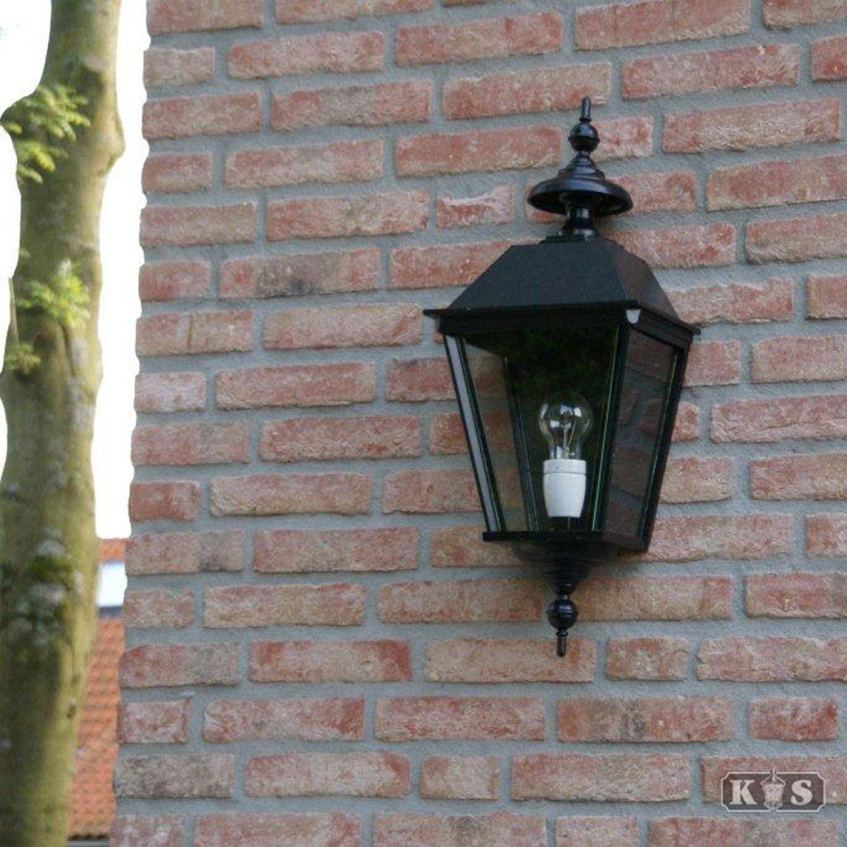 Half lantern Delft M Anthracite