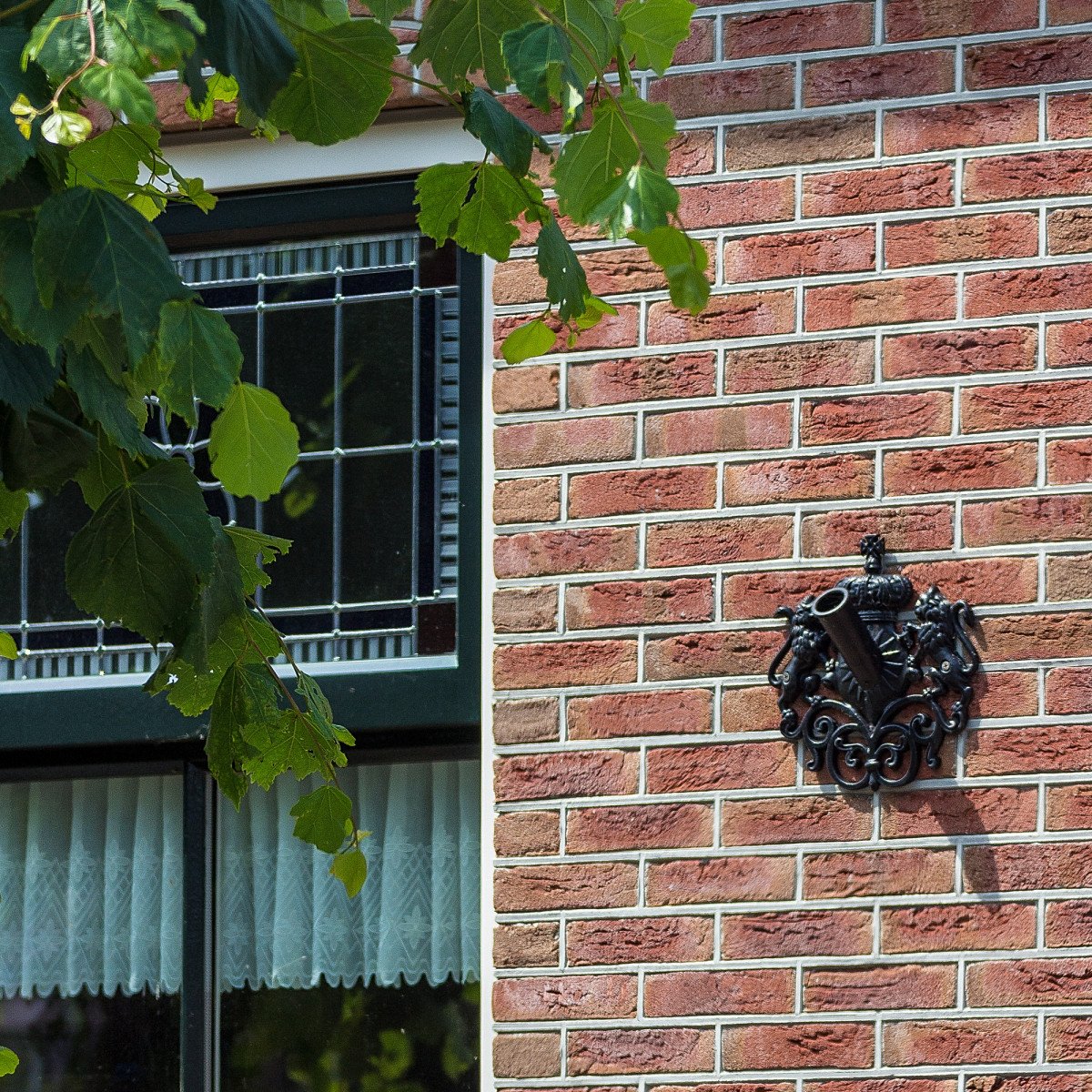 Wall mount flag holder Lion