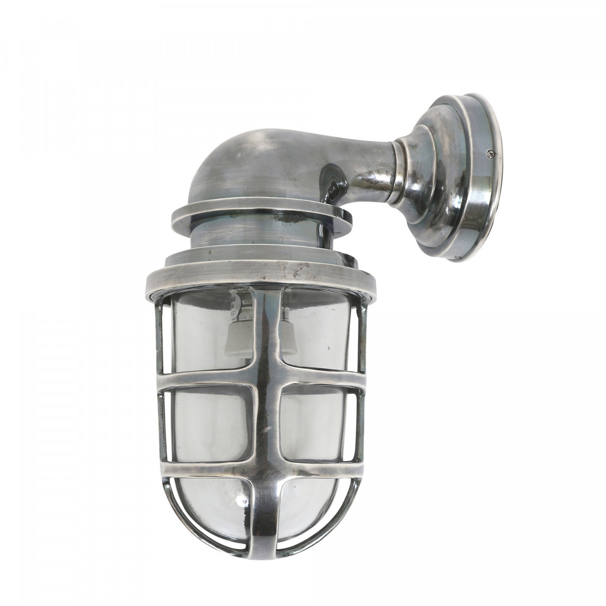 Brooklyn Zilver muurlamp